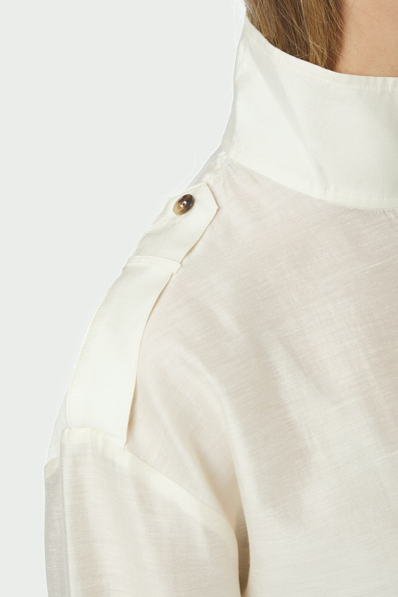 Tracey Solid skjorte – Creme
